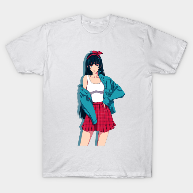 Stylish anime girl Anime TShirt TeePublic